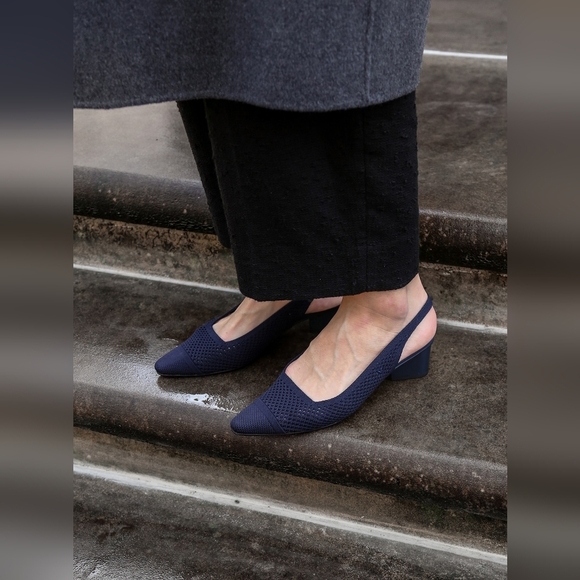 Shoes - VIVAIA Leah Pointed Toe Slingback Heels